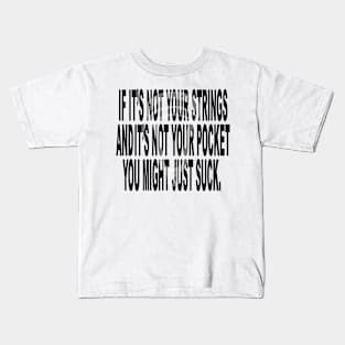 Lacrosse If it's not your strings... Kids T-Shirt